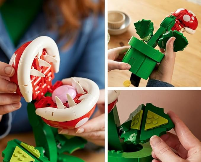 Super Mario - Planta Piranha  540 PCS