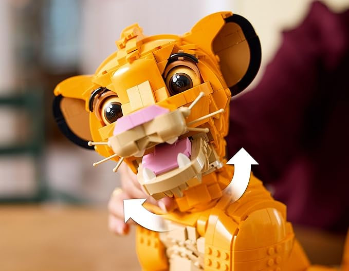 O Jovem Simba - Rei Leão  1445 PCS