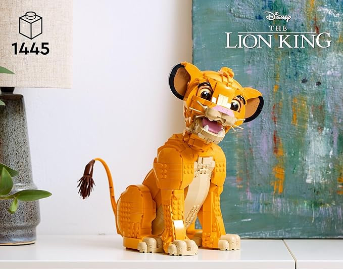 O Jovem Simba - Rei Leão  1445 PCS